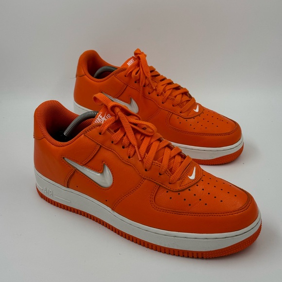 Nike Air Force 1 Jewel Color of the Month - Safety Orange 10.5 - Picture 3 of 6